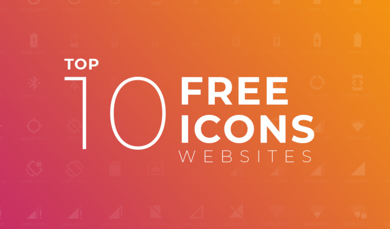 Top 10 Free Icons Websites