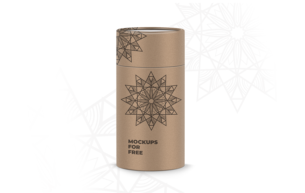 Cylinder mockup deals psd