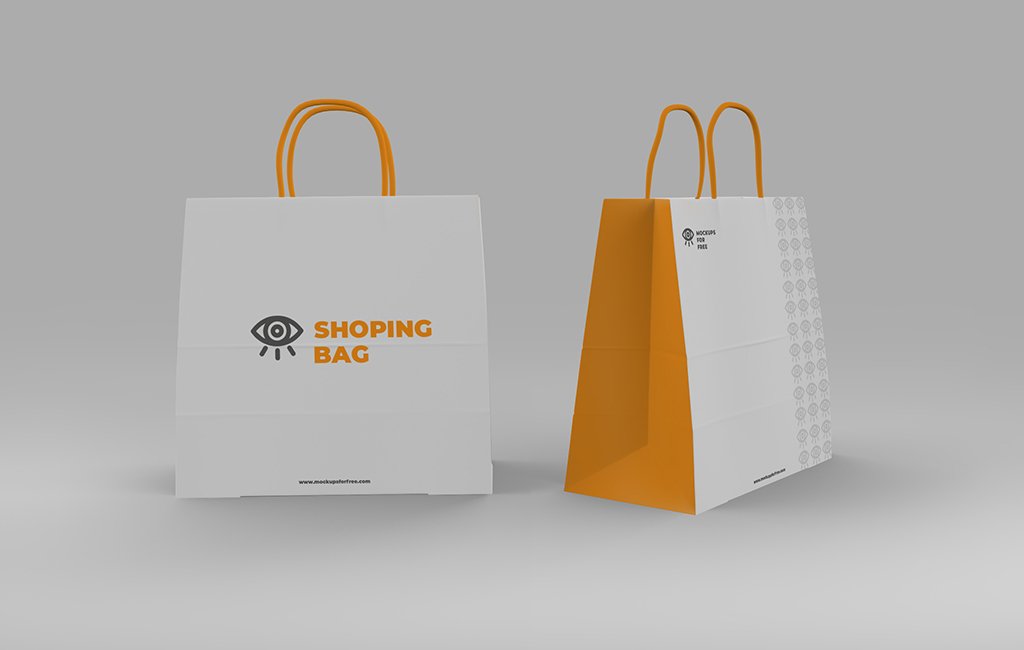 Download Shopping Bags Mockup - Mockups For Free