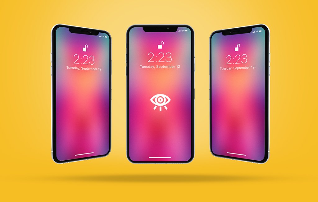 Iphone X With Three Views Mockup Mockups For Free