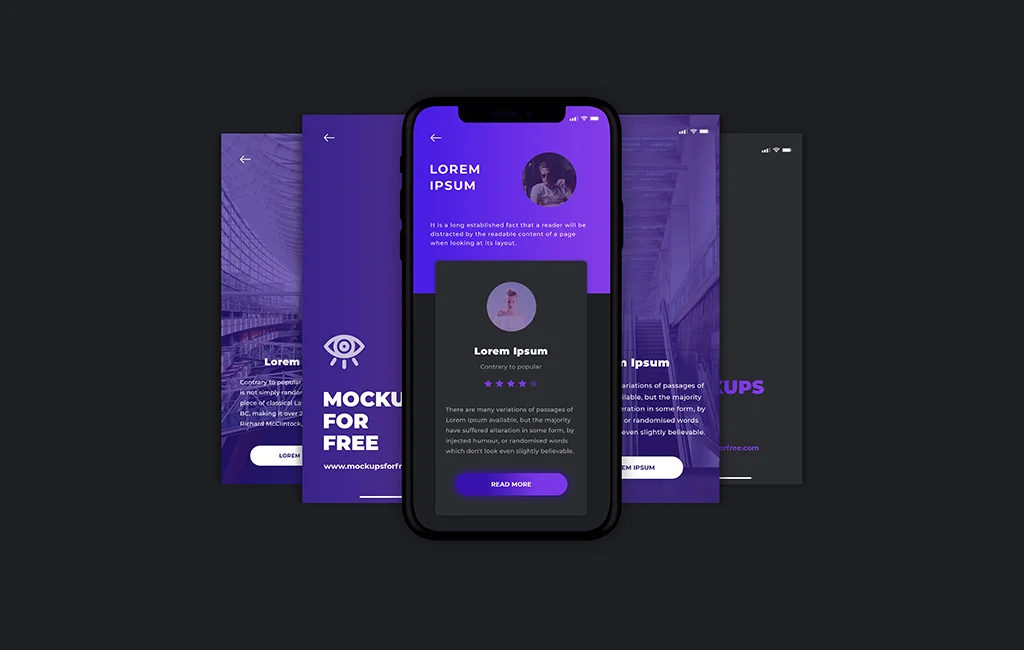 Download App Screen Mockup Mockups For Free