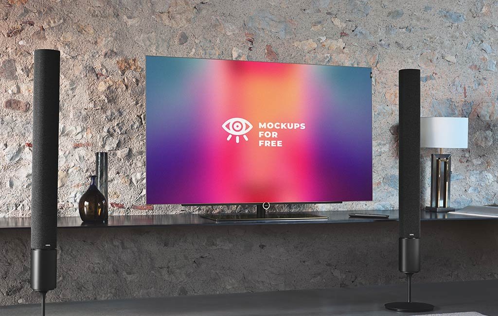 Download Realistic Smart Tv Mockup Mockups For Free