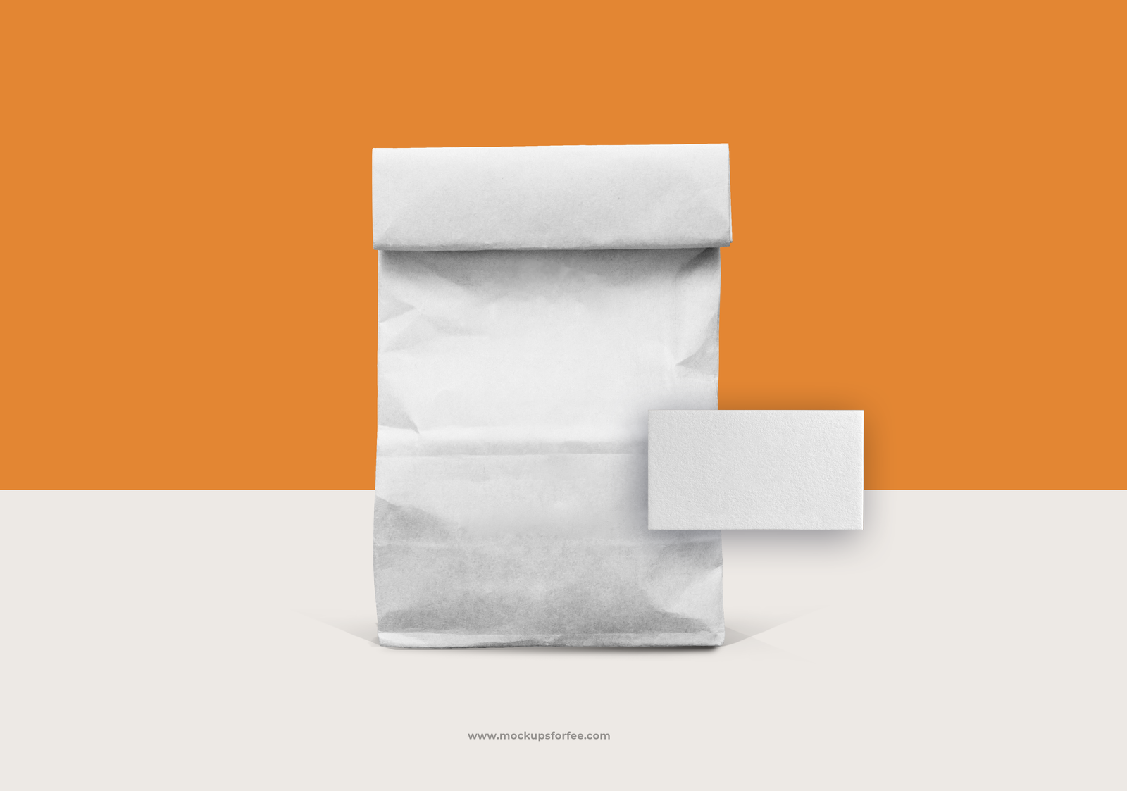 Download White Paper Bag Packaging Mockup Mockups For Free