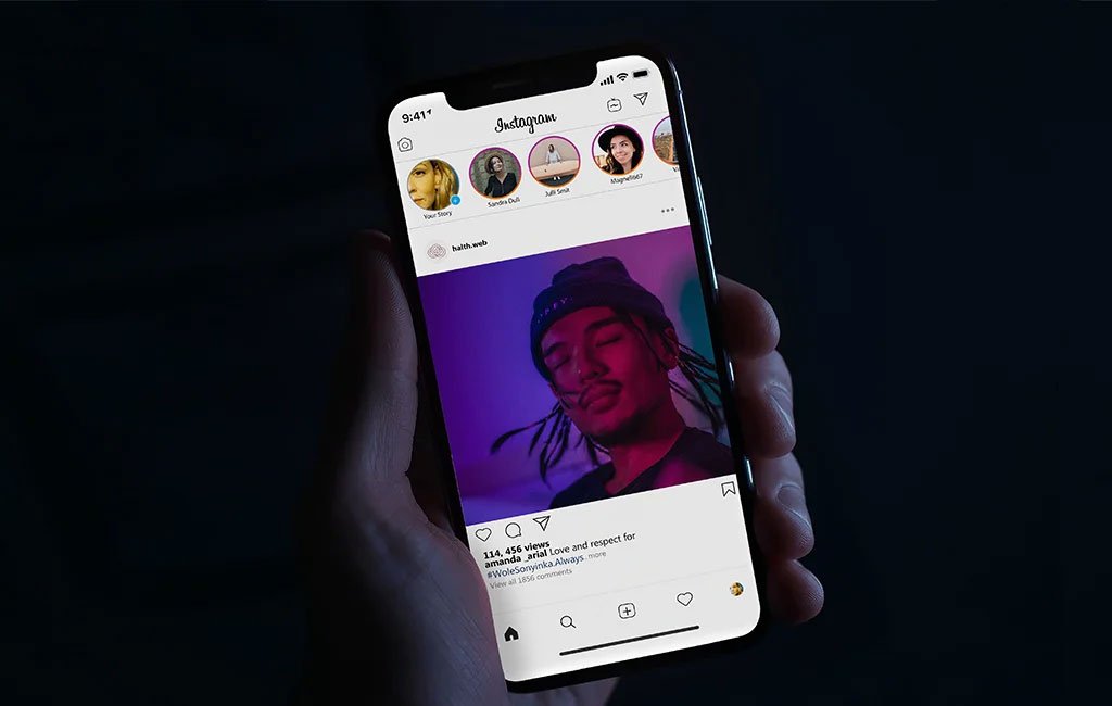 Download Iphonex Instagram Page Mockup Mockups For Free