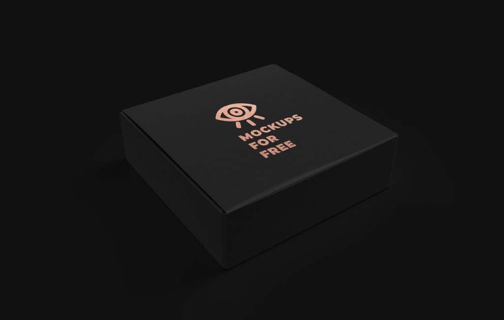 Black Box Mockup Mockups For Free