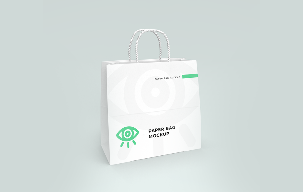 White Paper Bag Mockups - Mockups For Free