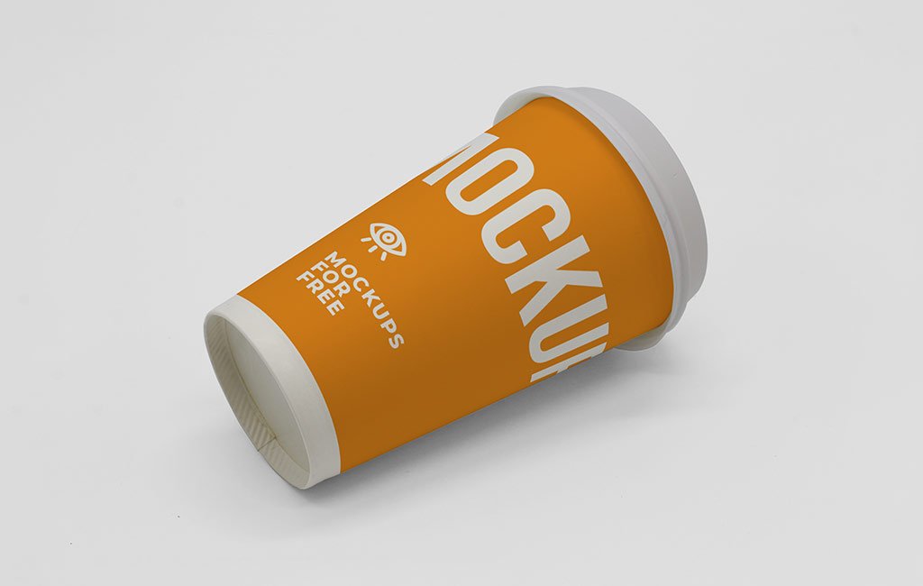 paper cup free mockup